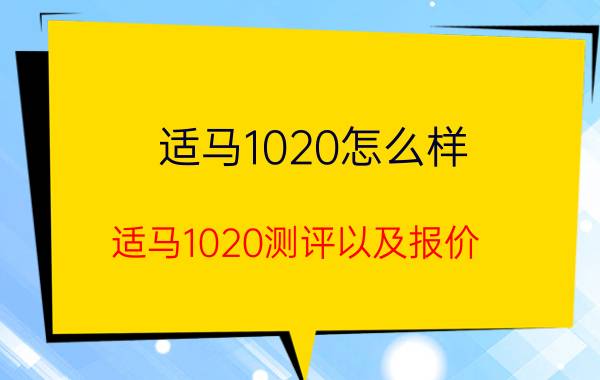 适马1020怎么样 适马1020测评以及报价